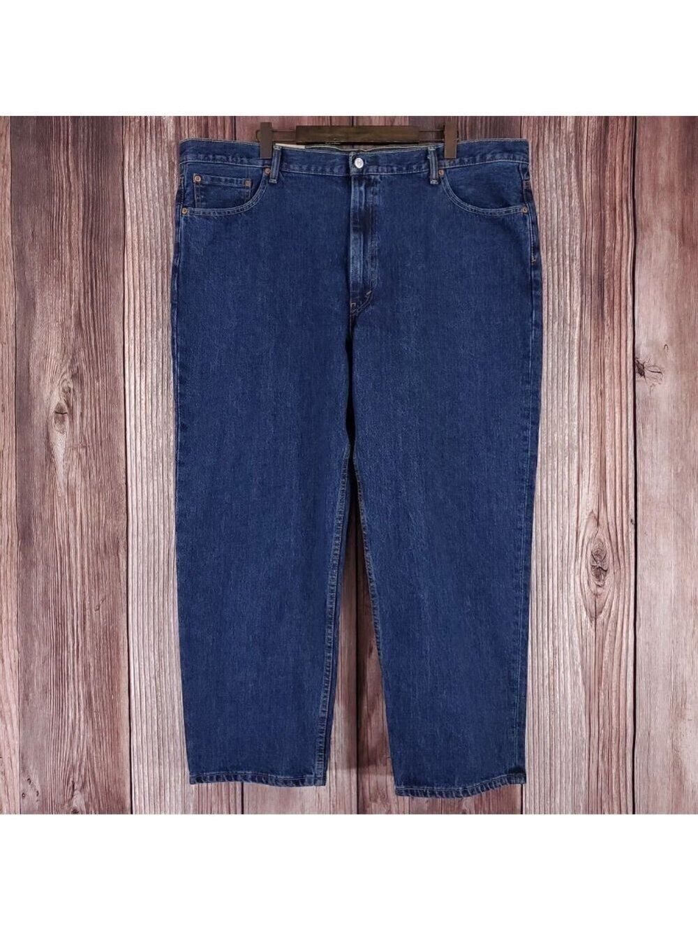 NWT Levi's 550 Relaxed Fit Big & Tall Mens 46x30 Tapered Leg Blue Denim Jeans